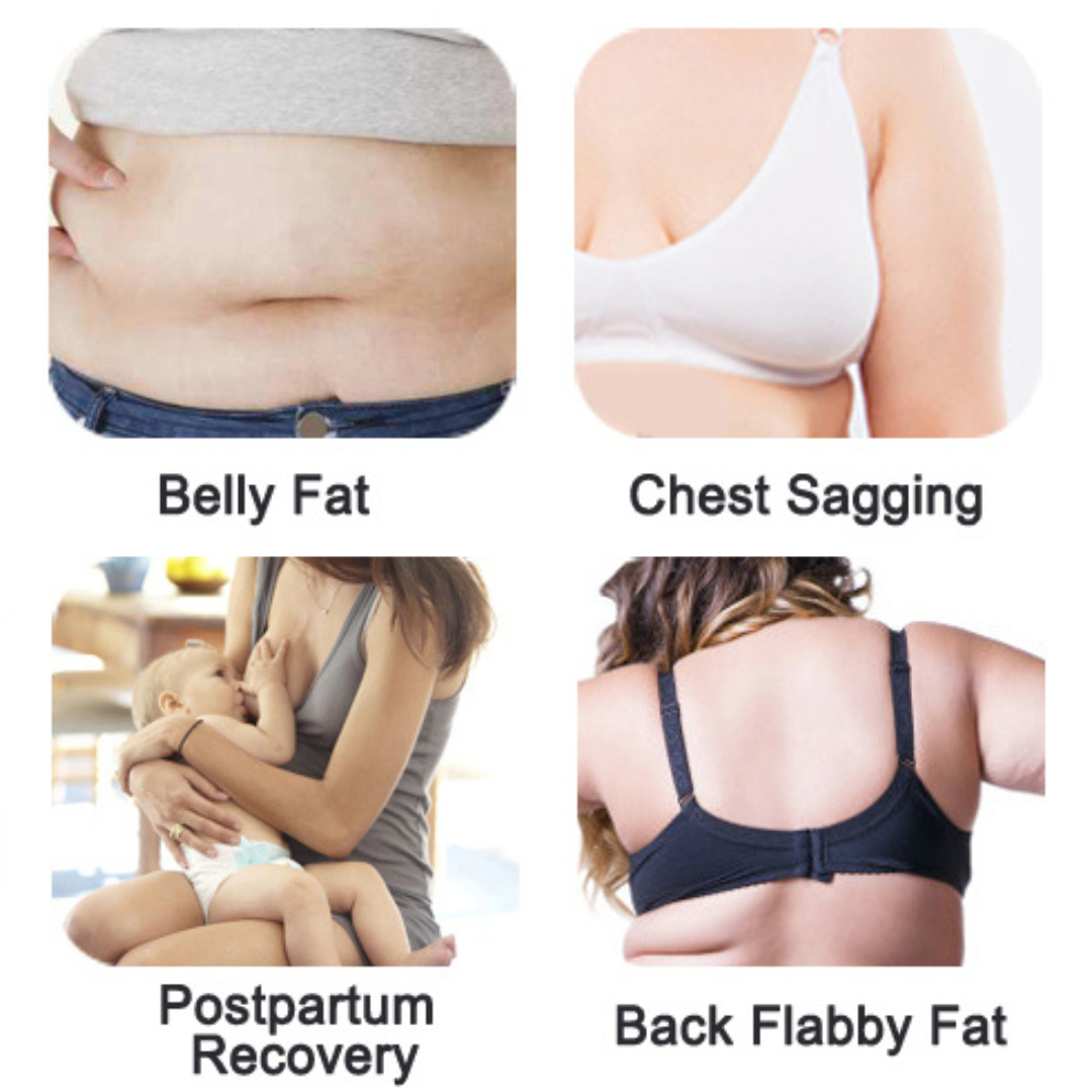 buyrsmart_waist_trainer_body_shaper_usecase_and_helpful_with_bellyfat_chestsagging_postpartumrecovery_backflabbyfat