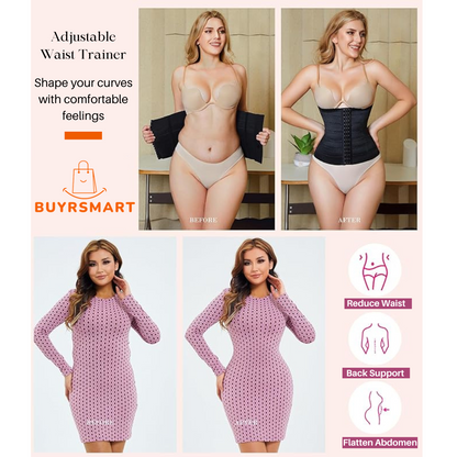 adjustable_body_shaper_waist_trainer_look_before_and_after