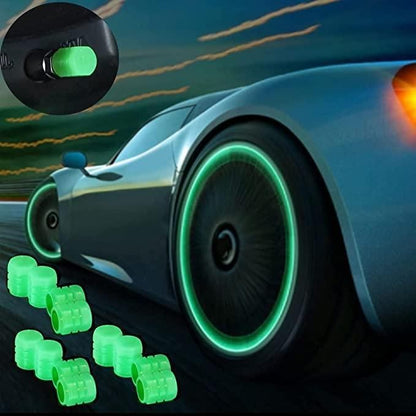 Universal Silicone Luminous Tyre Caps
